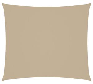 Prostokątny żagiel ogrodowy, tkanina oxford, 2,5x3 m, beżowy