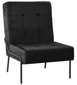 Fotel, 65x79x87 cm, czarny, obity aksamitem