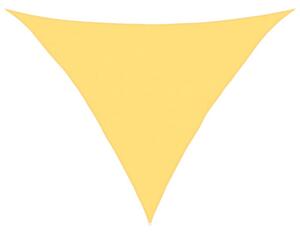 Żagiel przeciwsłoneczny, 160 g/m², beżowy, 5x5x6 m, hdpe