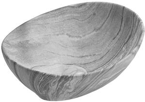 Mexen Elza umywalka nablatowa 40 x 33 cm, szara kamień - 21014096