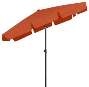 Parasol plażowy, terakota, 200x125 cm