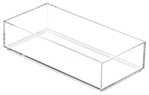 Organizer do szuflady, organizer do makijażu, 10,2 x 20,3 x 5,1 cm, przezroczysty, plastikowy - iDesign | Clarity