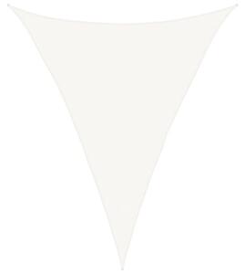Żagiel przeciwsłoneczny, 160 g/m², biały, 5x6x6 m, hdpe