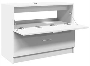 Szafka pod umywalkę, biała 78x37x59 cm, materiał drewnopochodny