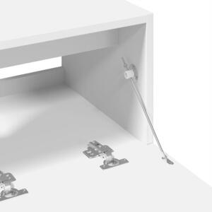 Szafka pod umywalkę, biała 78x37x59 cm, materiał drewnopochodny