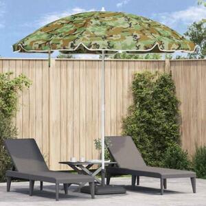 Parasol plażowy moro 263 x 263 x 272 cm poliester i metal