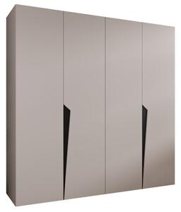 Szafa uchylna otwierana Piano 1 200 wys. 202 cm kaszmir + u. czarny