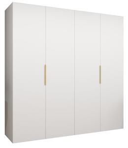 Szafa uchylna otwierana Marbella 1 200 wys. 202 cm biaÅy + u. zÅoty