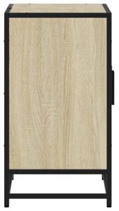 Szafka pod umywalkę łazienkową sonoma oak 90x33x60 cm drewno klejone
