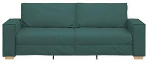 Sofa ciemna zieleÅ 220 x 78 x 84 cm tkanina
