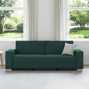 Sofa ciemna zieleÅ 220 x 78 x 84 cm tkanina
