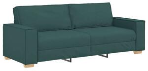 Sofa ciemna zieleÅ 220 x 78 x 84 cm tkanina