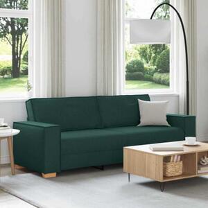Sofa ciemna zieleÅ 220 x 78 x 84 cm tkanina