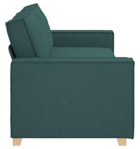 Sofa ciemna zieleÅ 220 x 78 x 84 cm tkanina