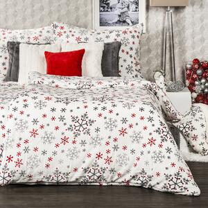 4Home Pościel mikroflanela Snowflakes, 140 x 220 cm, 70 x 90 cm