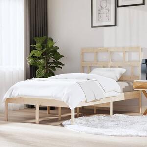 Łóżko z naturalnego drewna sosny 120x200 - Bente 4X