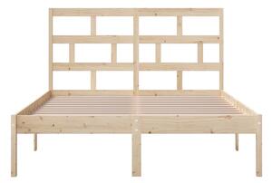 Łóżko z naturalnego drewna sosny 120x200 - Bente 4X