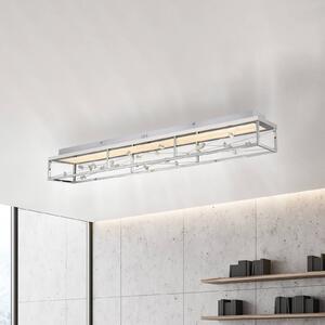 Paul Neuhaus Lampa sufitowa SKINA, możliwość ściemniania, chromowy / srebrny, salon / jadalnia, metal, nowoczesny
