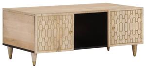Stolik kawowy, 100x54x40 cm, lite drewno mango
