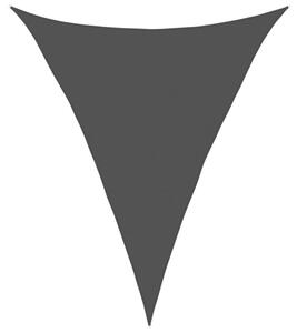 Żagiel przeciwsłoneczny, 160 g/m², czarny, 4x5x5 m, hdpe