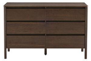 Komoda Blair z 6 szufladami (CD01) przydymiony dąb 120 cm