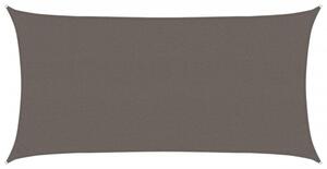Żagiel przeciwsłoneczny, 160 g/m², antracytowy, 2,5x4,5 m, hdpe
