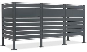 Obudowa na 3 kosze na śmieci 120l lub 240l Halen CoverTech antracyt