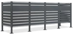 Obudowa na 4 kosze na śmieci 120l lub 240l Halen CoverTech antracyt