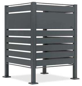 Osłona na kosz na śmieci 120l lub 240l Halen CoverTech antracyt