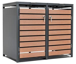 Obudowa na 2 kosze na śmieci 120l lub 240l Bremen CoverTech