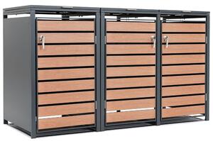 Obudowa na 3 kosze na śmieci 120l lub 240l Bremen CoverTech