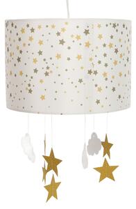 Lampa do pokoju dziecięcego CLOUD, gwiazdki, Ø 30 cm