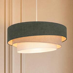Lampa wisząca Trio Duolla, salon / jadalnia, tkanina / materiał / jedwab, młodzieżowy