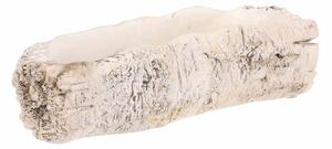 Osłonka na kwiaty - skrzynka, imitacja brzozy, 24 x 10 x 7 cm, 24 cm