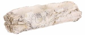 Osłonka na kwiaty - skrzynka, imitacja brzozy, 32 x 12 x 8 cm, 32 cm