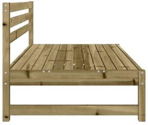 Sofa środkowa do ogrodu, 120x80 cm, impregnowane drewno sosnowe