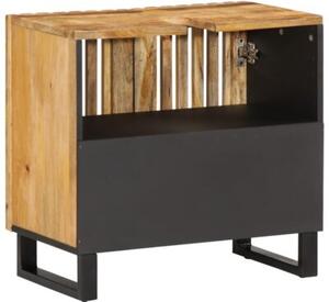 Szafka pod umywalkę, 62x34x58 cm, surowe drewno mango