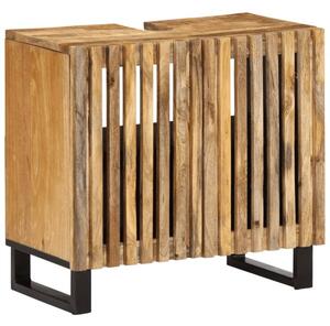 Szafka pod umywalkę, 62x34x58 cm, surowe drewno mango