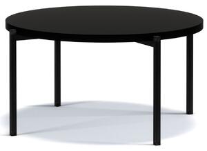 Okrągły Stolik kawowy Sevilla 84 cm Czarny mat