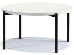Okrągły stolik kawowy Sevilla 84 cm Biały połysk