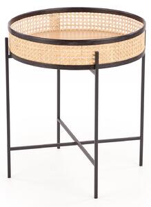 Rattanowy stolik kawowy LANIPA 50x55 cm
