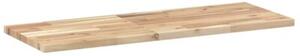 Półki ścienne, 2 szt., 100x30x2 cm, surowe lite drewno akacjowe