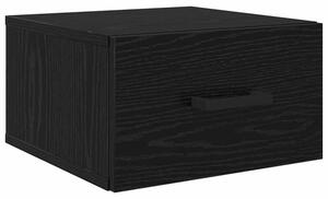 Szafka nocna czarny dÄ b 35 x 35 x 20 cm materiaÅ drewnopochodny