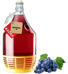 Gąsior Balon na wino z korkiem mechanicznym Orto 5L