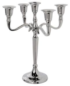 Świecznik metalowy, 22 cm