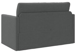 Sofa bed ciemnoszary 124 x 71 x 78 cm tkanina