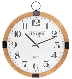 Cichy zegar ścienny Vintage, zegar do kuchni, salonu, czytelny, Ø 38 cm