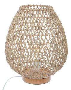 Lampa stołowa ETEL z ażurowym kloszem, 35,5 cm
