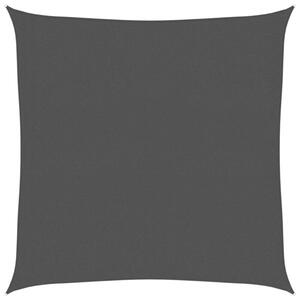 Żagiel przeciwsłoneczny, 160 g/m², czarny, 3,6x3,6 m, hdpe