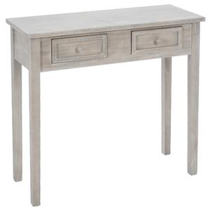 Biurko drewniane CHARME z 2 szufladkami, 80 x 30 x 76 cm